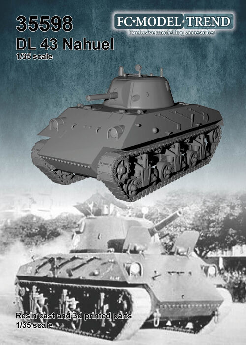 35598 DL-43 Nahuel Argentinian tank. 1/35 scale.