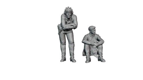 37007 Soviet tank crew WWII set 2. 1/35 scale.