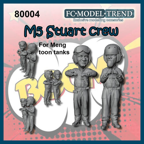 80004 M5 Stuart crew. Toon.