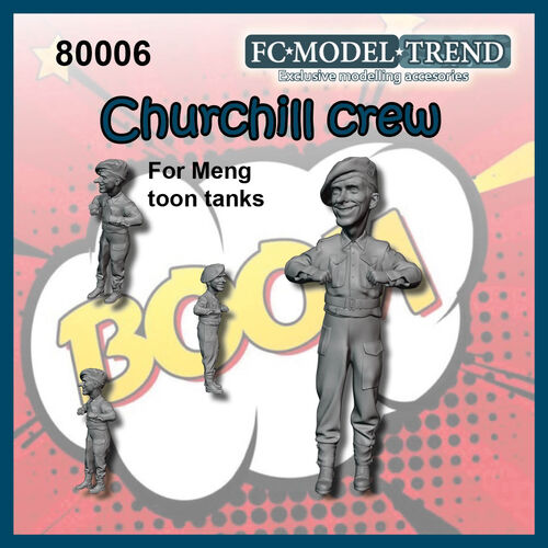 80006 Churchill UK crew. Toon.