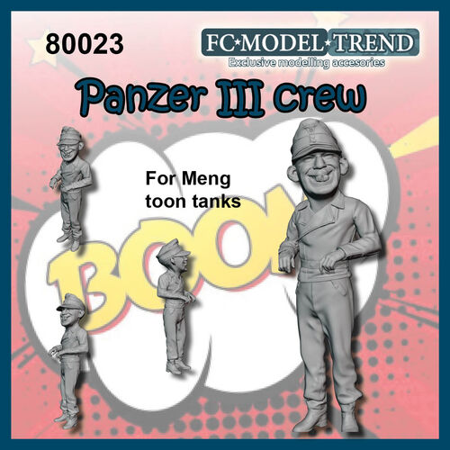 80023 Panzer III crew. Toon.