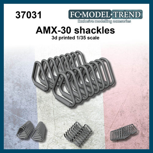 37031 AMX-30 shackles. 1/35 scale.