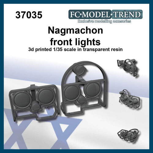 37035 Nagmachon, luces frontales. Escala 1/35