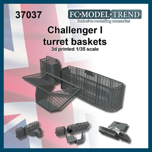 37037 Challenger I, turret basckets. 1/35 scale.