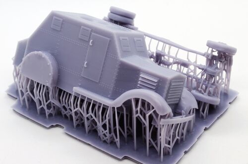 72468 Bilbao armoured car. 1/72 scale.