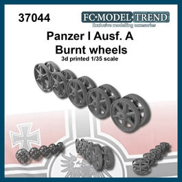 37044 Panzer I Ausf A burnt wheels. 1/35 scale.