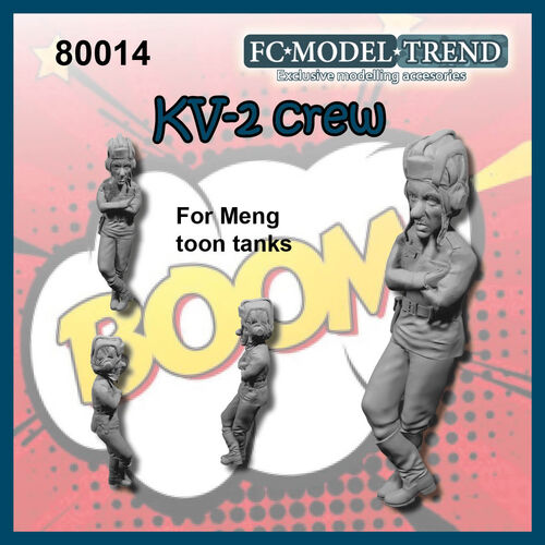 80014 KV-2 toon tripulación.