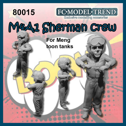 80015 M4A1 Sherman toon crew.