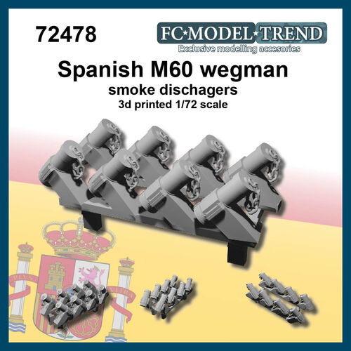 72478 Lanzahumos M60 espaol. Escala 1/72.