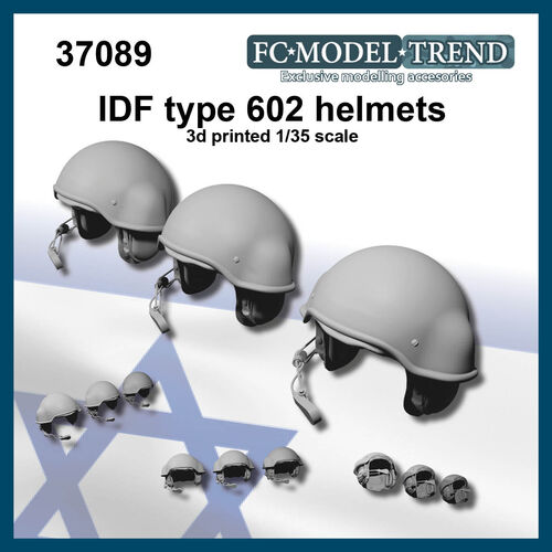 37089 IDF Type 602 tank crew helmet, 1/35 scale.