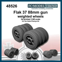 48526 Flak 18, weighted wheels, 1/48 scale.