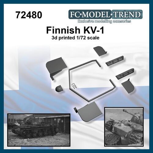 72480 KV-1 Finlandia, escala 1/72.