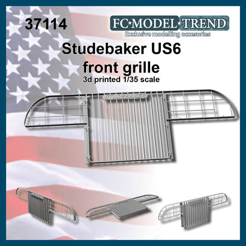 37114 Studebaker US6 rejilla frontal, escala 1/35.