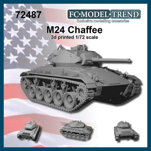 72487 M24 Chaffee, 1/72 scale.