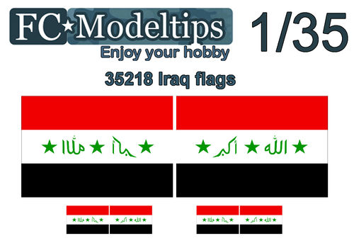 35218 Banderas adaptables Irak