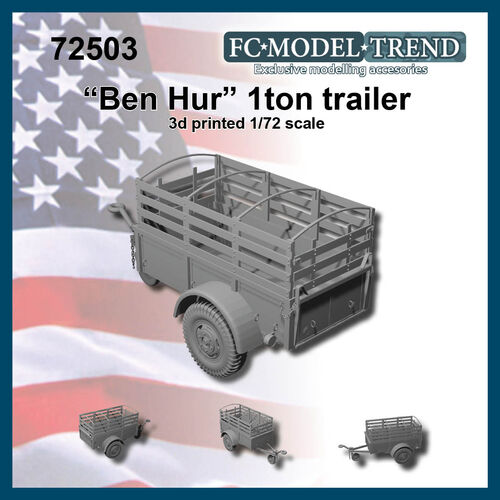 72503 "Ben-Hur" trailer, 1/72 scale.
