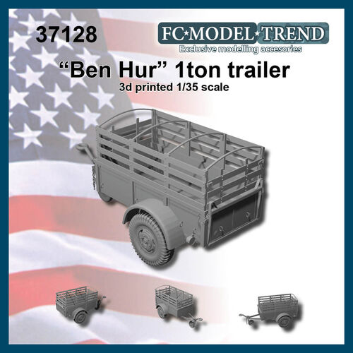 37128 Trailer G518 "Ben Hur" escala 1/35.