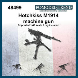 48499 Hotchkiss M1914 machine gun, 1/48 scale.