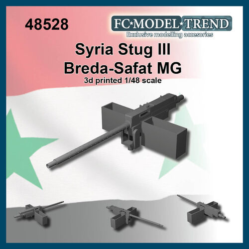 48528 Stug III sirio, ametralladora Breda-Safat, escala 1/48.