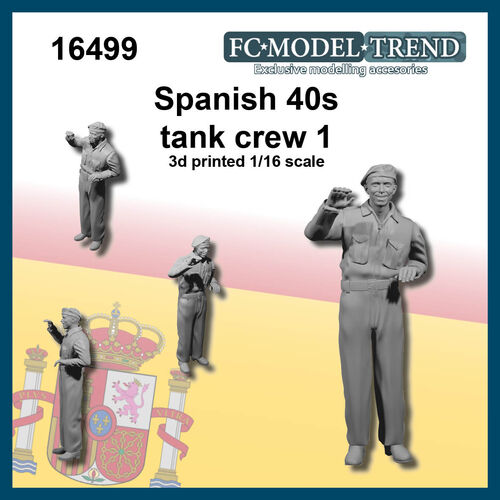 16499 Carrista español años 40, escala 1/16.