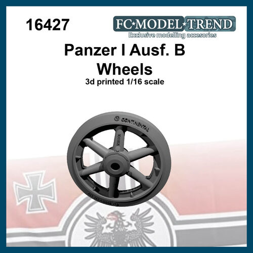 16427 Panzer I Ausf.B ruedas, 1/16 scale