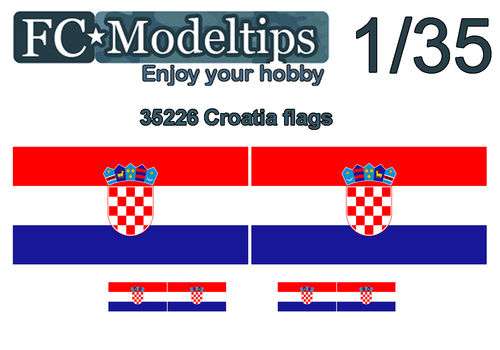35226 Banderas adaptables Croacia