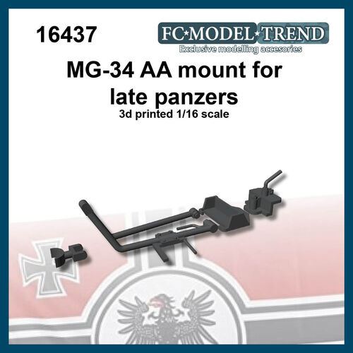 16437 AA mount for MG-34, 1/16 scale