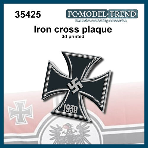 35425 Placa cruz de hierro 1393