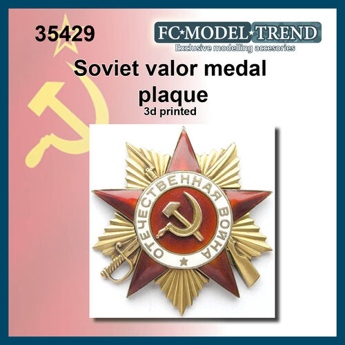 35429 Soviet patriotic war medal plaque