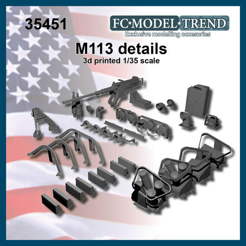 35451 M113A1/A2 details, 1/35 scale