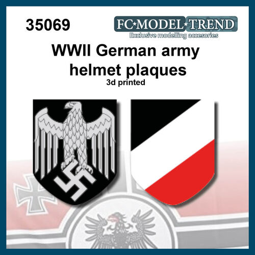 35469 Wehrmacht resin plaques 3x4cm