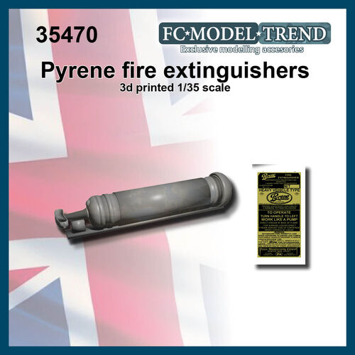 35470 Pyrene fire extinguishers 1/35 scale
