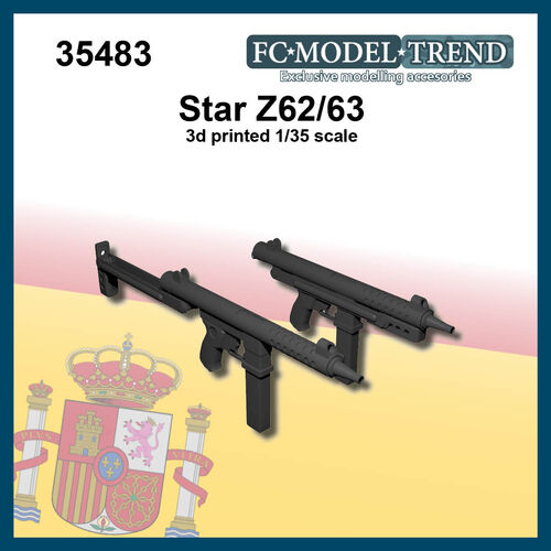 35483 Sub machine gun Star Z62/63, 1/35 scale