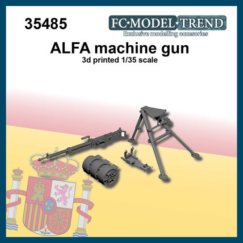 35485 ALFA 55 machine gun, 1/35 scale