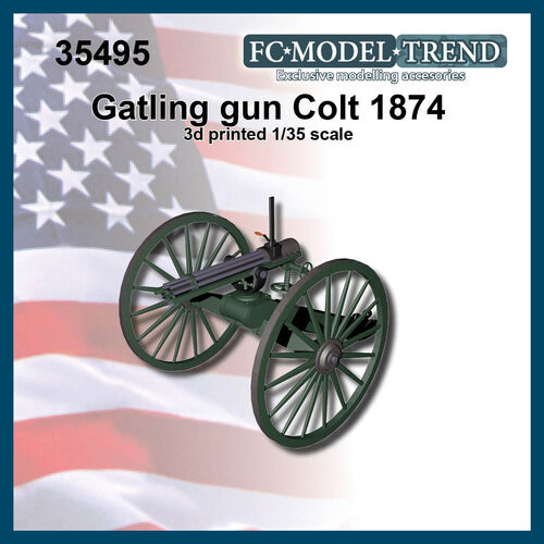 35495 Gatling gun Colt 1874, Escala 1/35