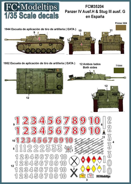 C35204 Panzer IV and Stug III in Spain decals