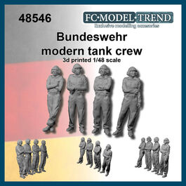 48546 Bundeswehr modern tank crew, 1/48 scale.