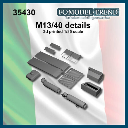 35530 Details for the Carro armato M13/40, 1/35 scale
