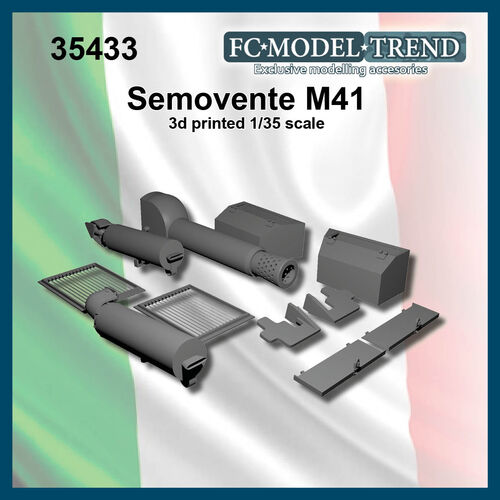 35533 Semovente M41 details, 1/35 scale