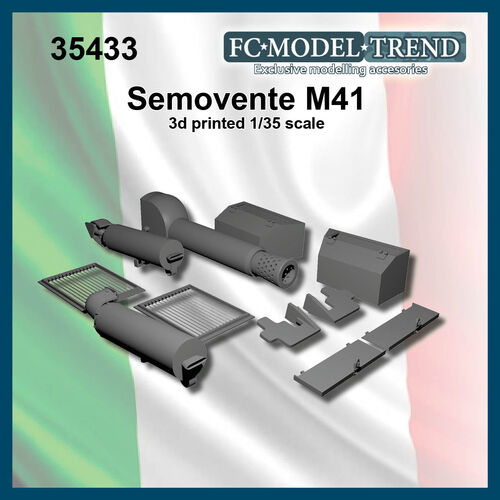 35533 Detalles para el Semovente M41, escala 1/35