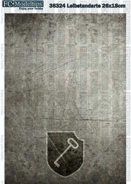 36324 Printed self adhesive base Leibstandarte 26x18cm