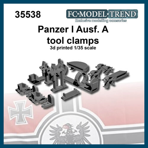 35538 Anclajes para herramientas Panzer I Ausf. A