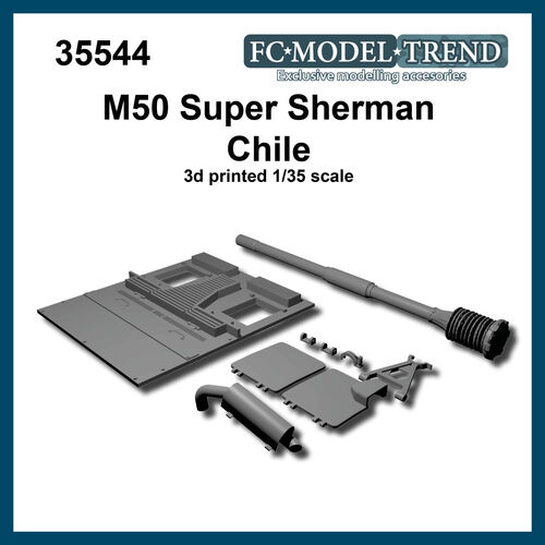 35544 M50 Super Sherman chileno, escala 1/35