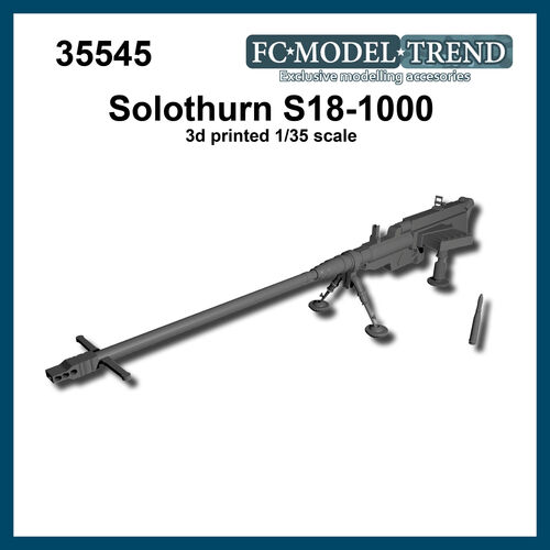 35545 Solothurn S18/1000 anti tank rifle 1/35 scale