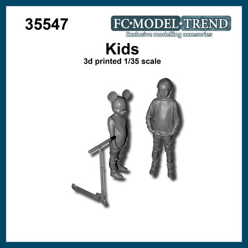 35547 Kids, set 3, 1/35 scale