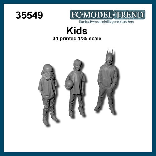35549 Kids, set 4, 1/35 scale