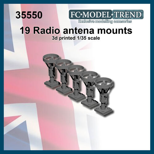 35550 bases de antena británicas tipo 19, escala 1/35