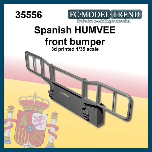 35556 Spanish marine HUMMER bumper, 1/35 scale