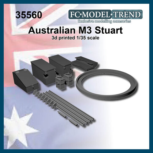 35560 Australina M3 Stuart, 1/35 scale