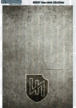 36327 Printed self adhesive base Das reich 19x13cm